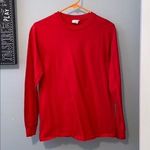 Red Long Sleeve Shirt